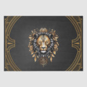 Geweldige majestueuze leeuw tissuepapier (Voorkant)