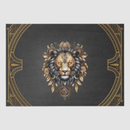 Geweldige majestueuze leeuw tissuepapier