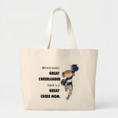 Geweldige mam-bruin grote tote bag (Voorkant)