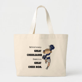 Geweldige mam-bruin grote tote bag