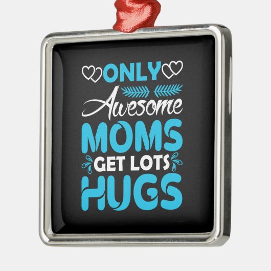 Geweldige mam metalen ornament (Links)