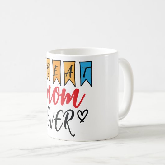 Geweldige mam Mok (Voorkant rechts)