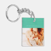 Geweldige mam sinds 20XX Modern Simple Thread Phot Sleutelhanger (Voorkant Links)