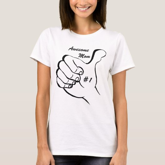 Geweldige mam_ t-shirt (Voorkant)