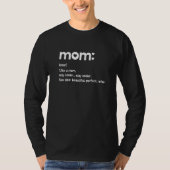 Geweldige mama Definition Funny Clothing Moederdag T-shirt (Voorkant)
