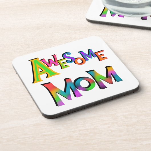 Geweldige mama T-shirts en cadeautjes Bier Onderzetter (Linkerzijde)