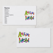 Geweldige mama T-shirts en cadeautjes Contactkaartje (Voorkant / Achterkant)