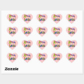 Geweldige mama T-shirts en cadeautjes Hart Sticker (Vel)