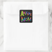 Geweldige mama T-shirts en cadeautjes Vierkante Sticker (Tas)