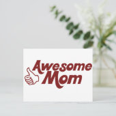 Geweldige mama voor Moederdag Briefkaart (Staand voorkant)