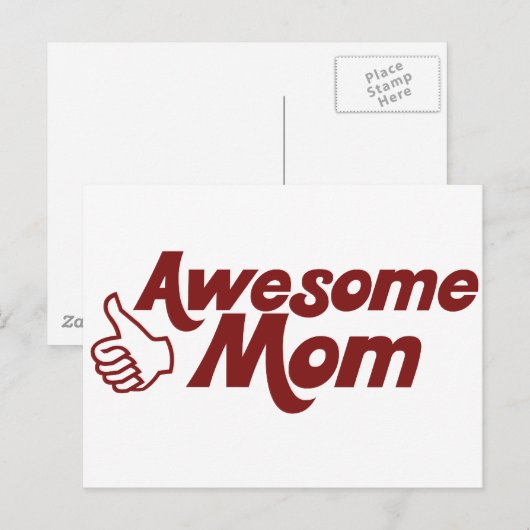 Geweldige mama voor Moederdag Briefkaart (Voorkant / Achterkant)