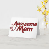 Geweldige mama voor Moederdag Kaart (Gele Bloem)