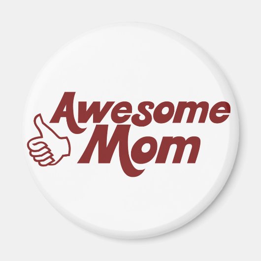 Geweldige mama voor Moederdag Magneet (Voorkant)