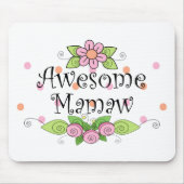 Geweldige Mamaw T-Shirt Muismat (Voorkant)