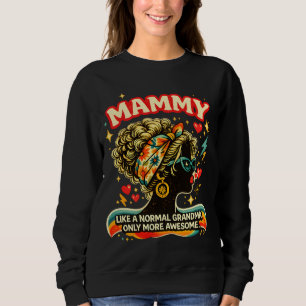 Geweldige Mammy Retro Oma Vintage Groovy Cadeau Trui