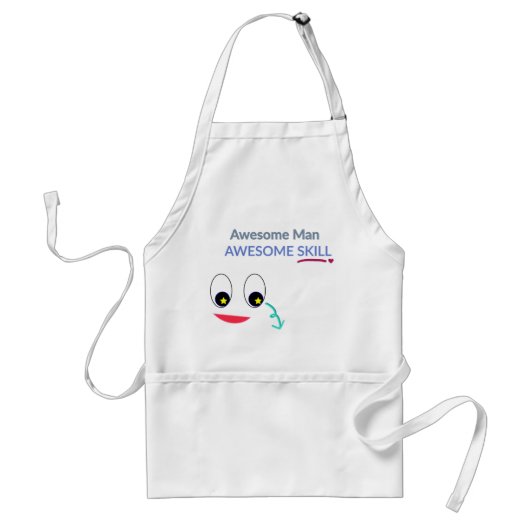Geweldige Man Geweldige Skill Apron Standaard Schort (Voorkant)