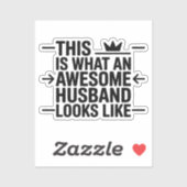 Geweldige Man Grafische Typografie Sticker (Vel)