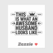 Geweldige Man Grafische Typografie Sticker (Vel)