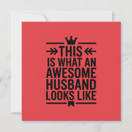 Geweldige Man Minimalistische Typografie