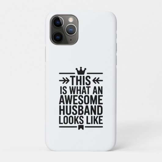 Geweldige Man Minimalistische Typografie Case-Mate iPhone Case (Achterkant)