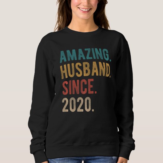 Geweldige man sinds 2020 2e trouwdag trui (Voorkant)