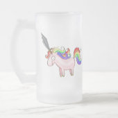 Geweldige Manly Unicorn Beer Mok (Links)