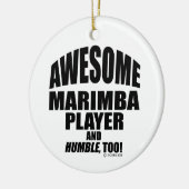 Geweldige Marimba Player Keramisch Ornament (Links)