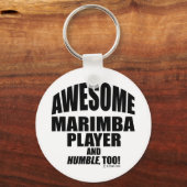 Geweldige Marimba Player Sleutelhanger (Voorkant)