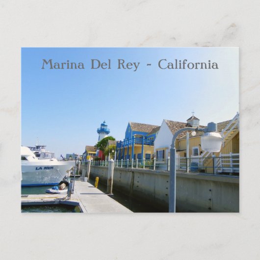 Geweldige Marina del Rey Briefkaart! Briefkaart (Voorkant)