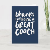 Geweldige marineblauw dank u kaart (Voorkant)