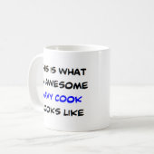 geweldige marinekok koffiemok (Voorkant links)