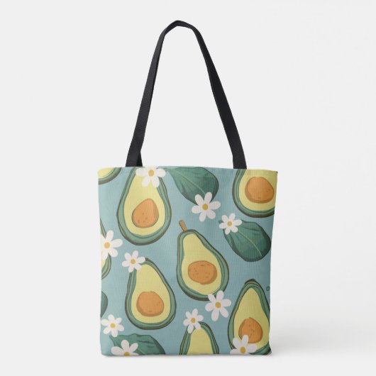 Geweldige markt van Avacadoes Tote Bag (Achterkant)