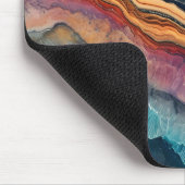 Geweldige marmeren trendy modern muismat (Hoek)