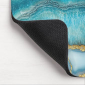 Geweldige marmeren trendy moderne muismat (Hoek)