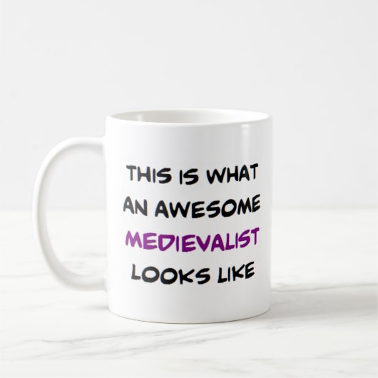 geweldige medievaliste koffiemok (Links)