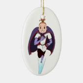 Geweldige meisje keramisch ornament (Rechts)