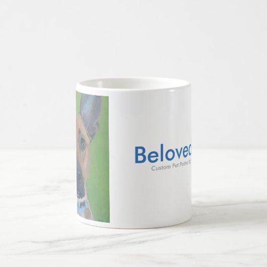 Geweldige mengeling van de borsthond Portret Mok (Center)