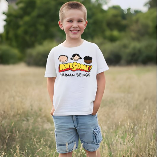 Geweldige mens t-shirt