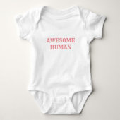 GEWELDIGE MENS: Wit Romper (Voorkant)
