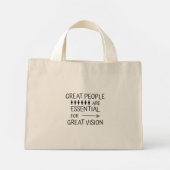 Geweldige mensen Accessoires > Canvas tassen (Achterkant)