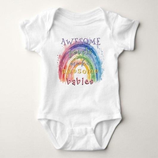 Geweldige mensen maken Geweldige baby's Romper (Voorkant)