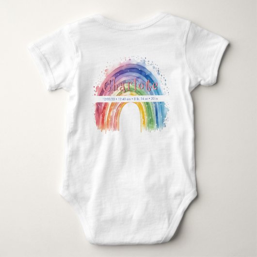 Geweldige mensen maken Geweldige baby's Romper (Achterkant)