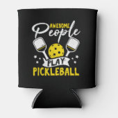 Geweldige mensen spelen Pickleball Funny Paddlebal Blikjeskoeler (Voorkant)