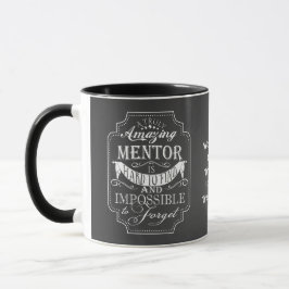 Geweldige mentor dank je cadeau kerstmis mok
