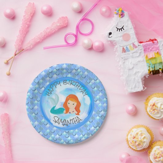 Geweldige Mermaid Party Supplies! Papieren Bordje (Feest)