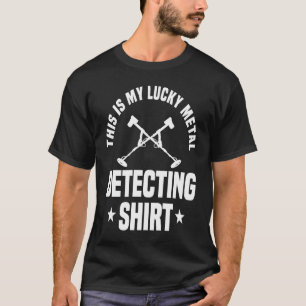 Geweldige metaaldetectie metaaldetector t-shirt
