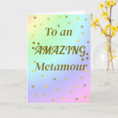 Geweldige Metamour Kaart (Gele Bloem)