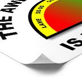 Geweldige Meter Funny Poster (Hoek)