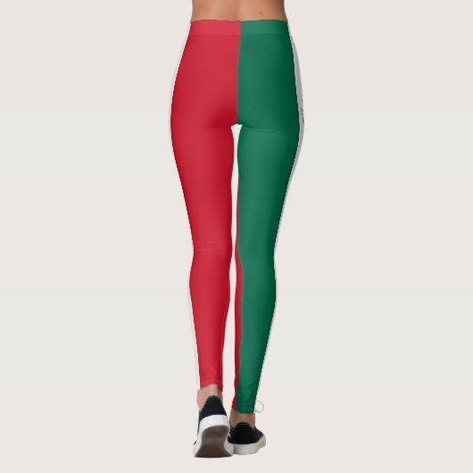 Geweldige Mexicaanse vlag Leggings (Achterkant)