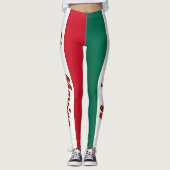Geweldige Mexicaanse vlag Leggings (Voorkant)